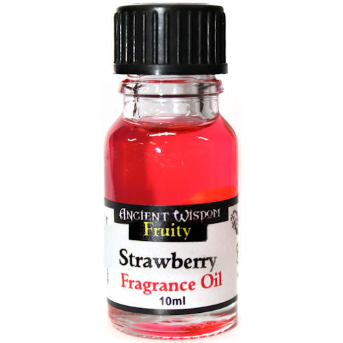 Fruity Strawberry 10ml Fragrance Oil - Aromatherapy Essential Oil Relaxation Spa Fresh Scent Calming Sweet