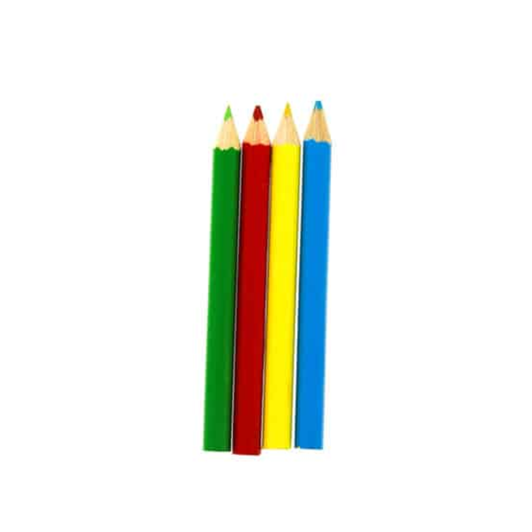 6 Packets Of Mini Colouring Pencils (Pack)