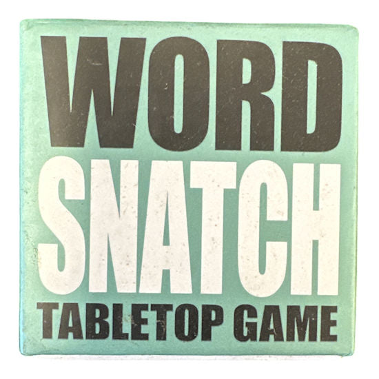 Word Snatch Tabletop Game Cube – Fast Paced Family Fun Word Game Travel