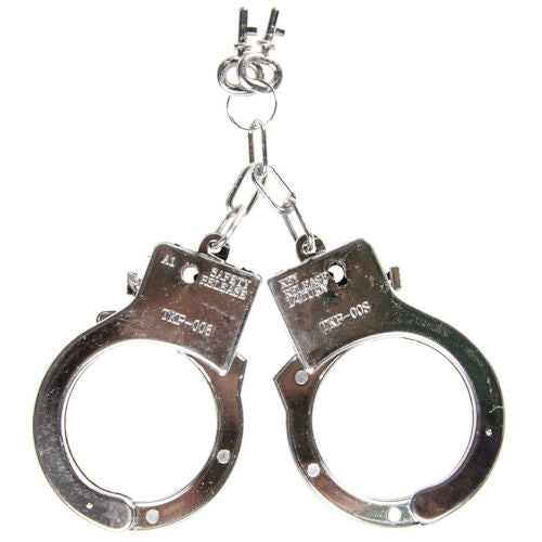 Metal Handcuffs – Novelty Toy Handcuffs Fun Role Play Accessory Fancy Dress