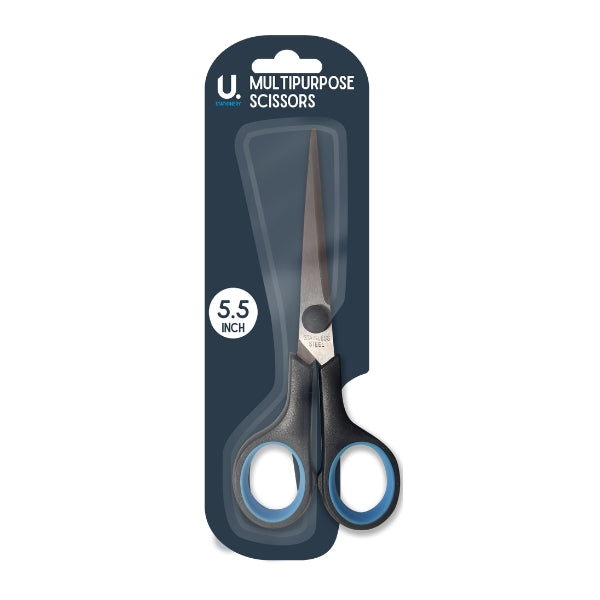 Large Scissors - 6" Durable Stainless Steel Blades Comfortable Handles Cutting Various Materials