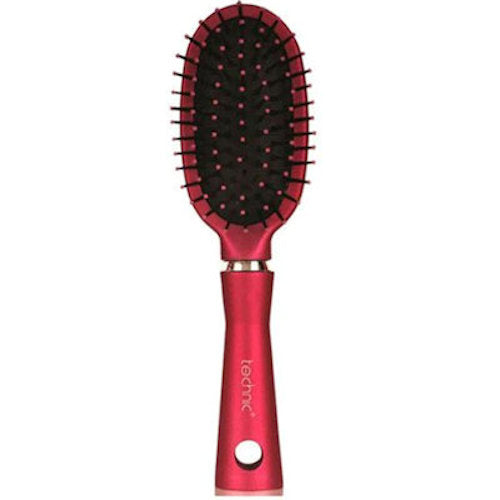Technic Cosmetics Rubberised Handbag Brush 4 Pack - Makeup Beauty Portable Travel Brushes