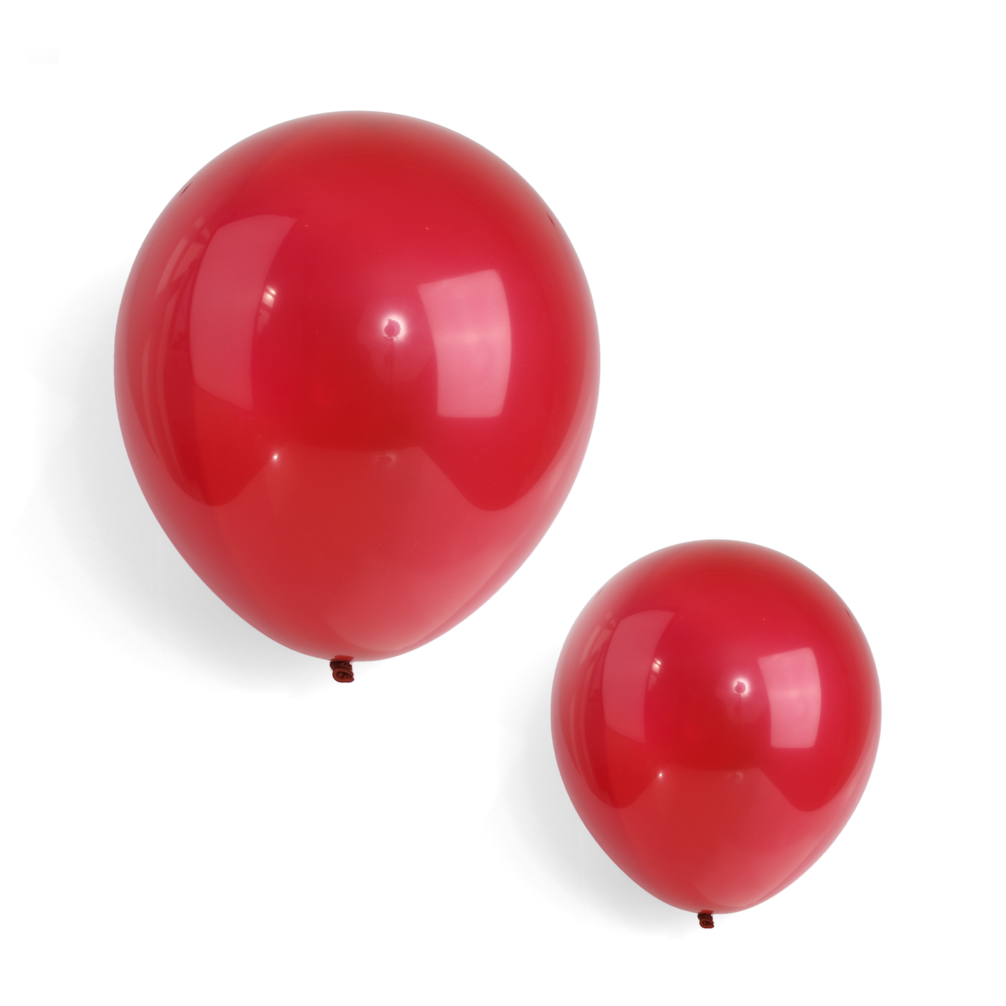 10 Pearlised Burgundy 12" Latex Balloons – Elegant Shiny Party Decorations Weddings Birthdays