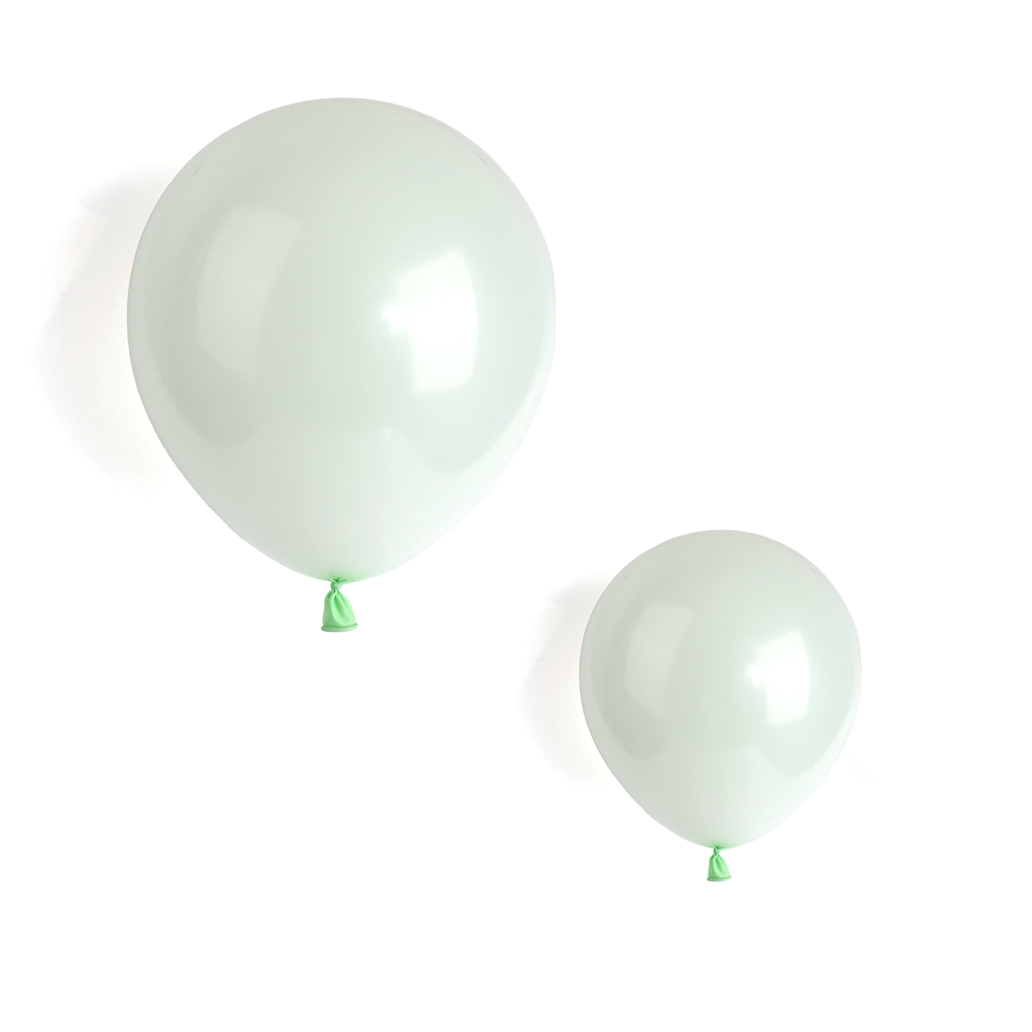 10 Pearlised Lime Green 12" Latex Balloons – Elegant Shiny Party Decorations Weddings Birthdays