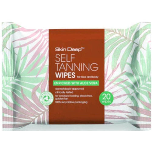 Skin Deep Self Tanning Wipes - 20 Pack