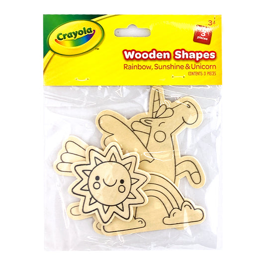 Crayola Wooden Shapes - 3 Pack