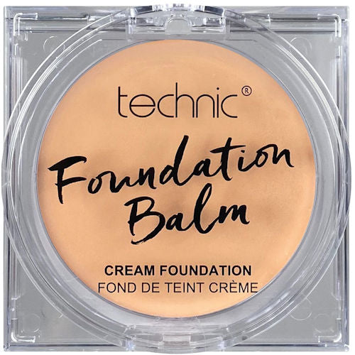 Technic Cosmetics Full Coverage Water Resistant Foundation Balm Warm Beige - Makeup Beauty Long-lasting Foundation