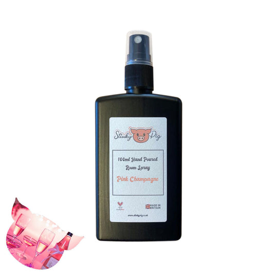 Stinky Pig Highly Scented Medium Room Spray - 100ml Pink Champagne