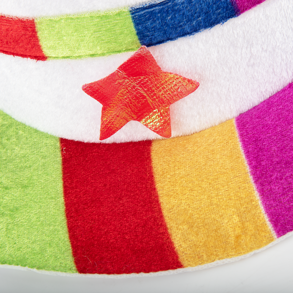 Adult Rainbow Light Up Happy Birthday Hat