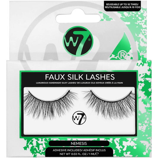 W7 Cosmetics Faux Silk False Fake Eyelashes - Nemesis