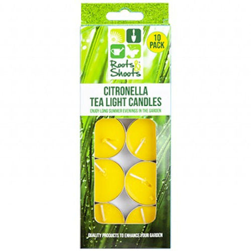Citronella Tealight Candles - 10 Pack