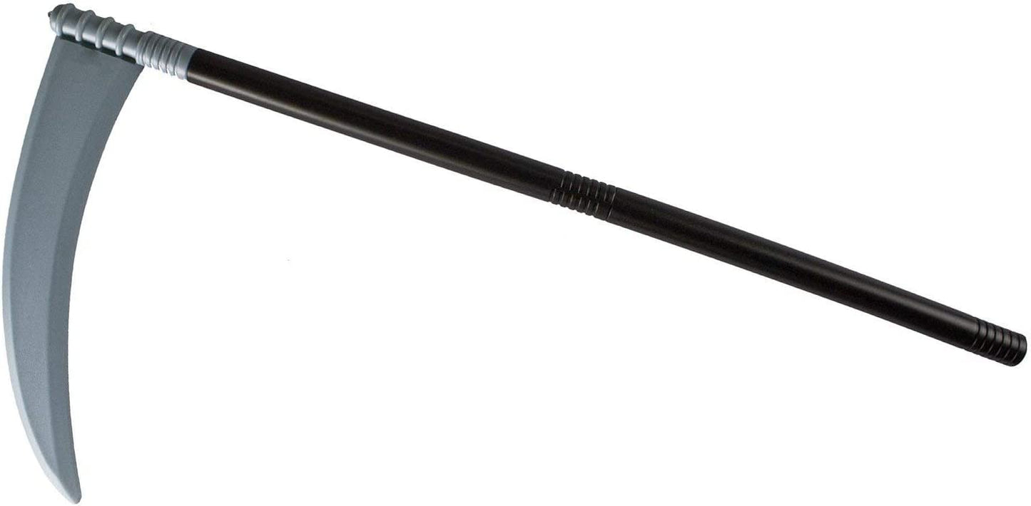 Halloween Plastic Scythe – Lightweight Costume Accessory Spooky Prop Grim Reaper