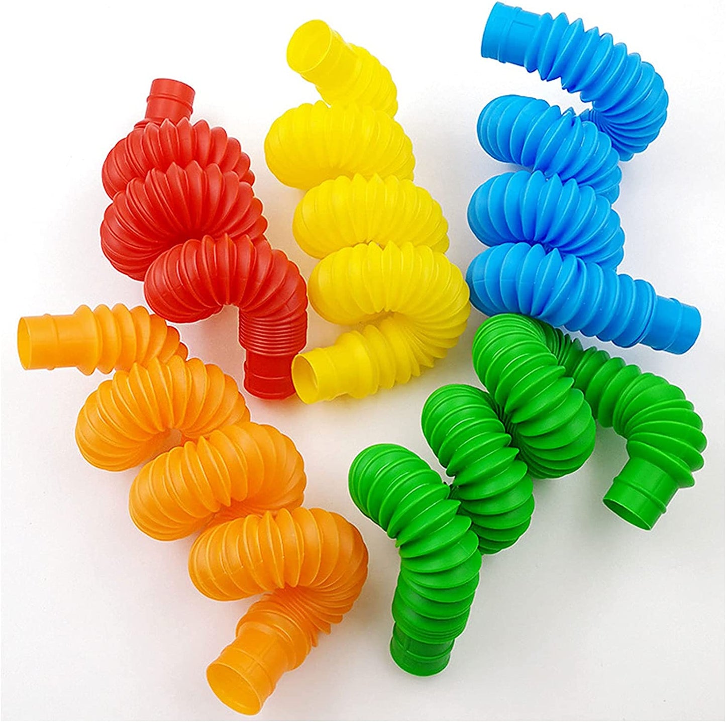 6 Sensory Pop Fidget Tubes (Pack)