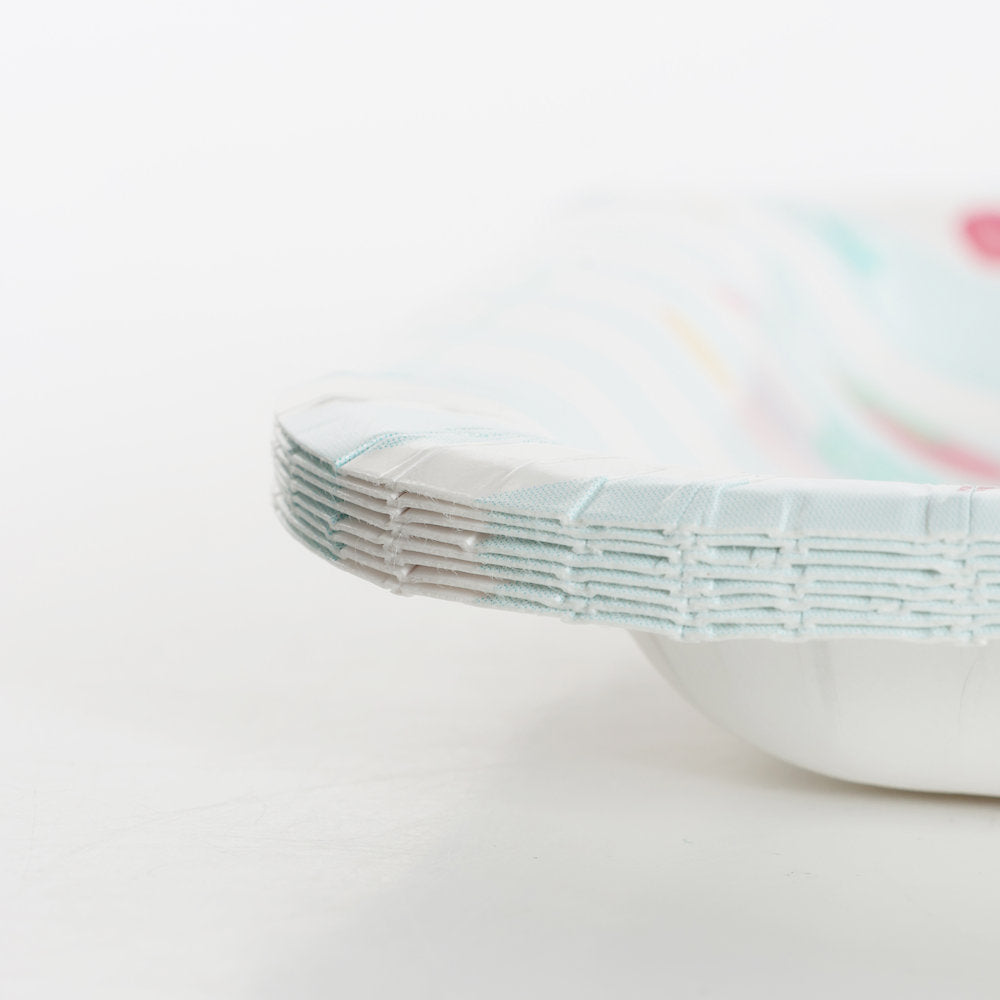 8 Num Noms 7" Square Paper Plates