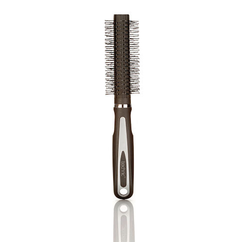 Technic Cosmetics Rubberised Handbag Hairbrush Radial - Hair Styling Portable Tool Brush