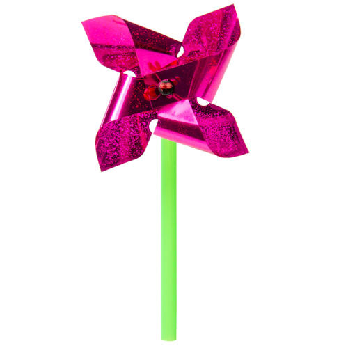 2 Mini Foil Windmills (Pack)