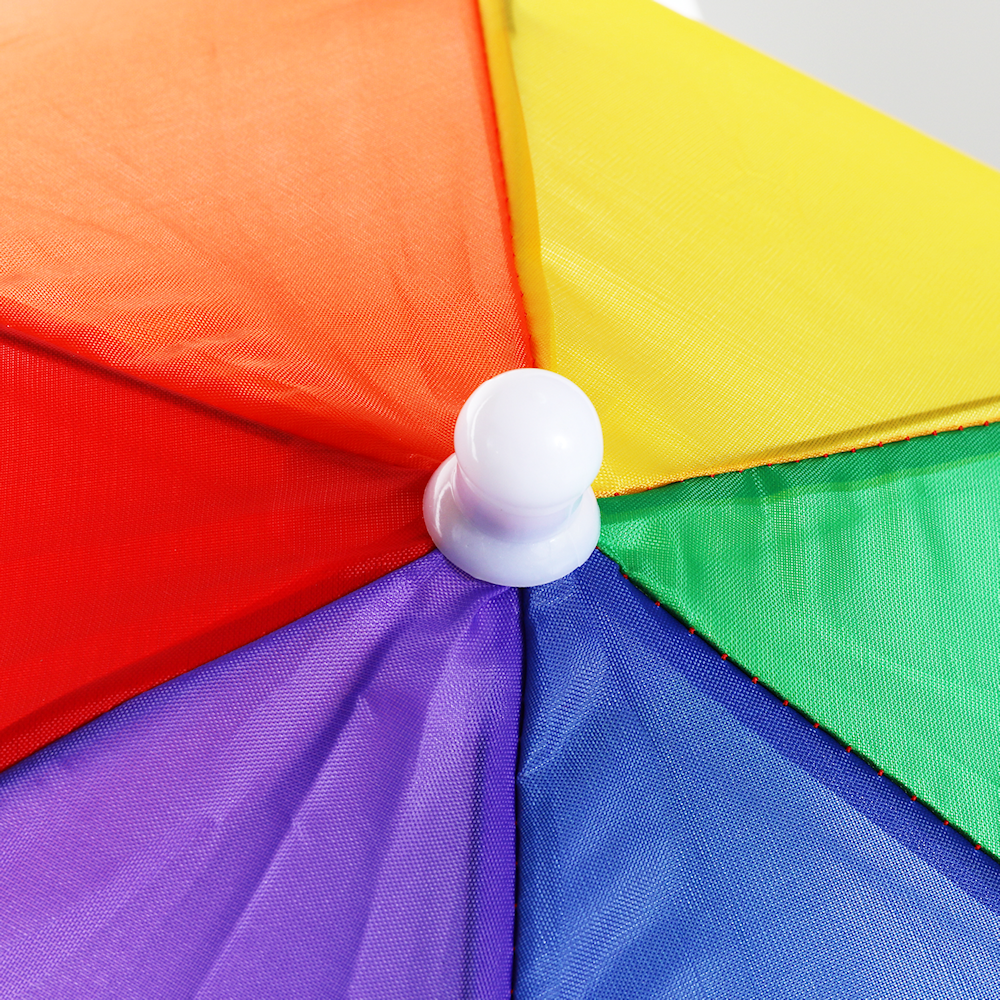 Rainbow Umbrella Hat