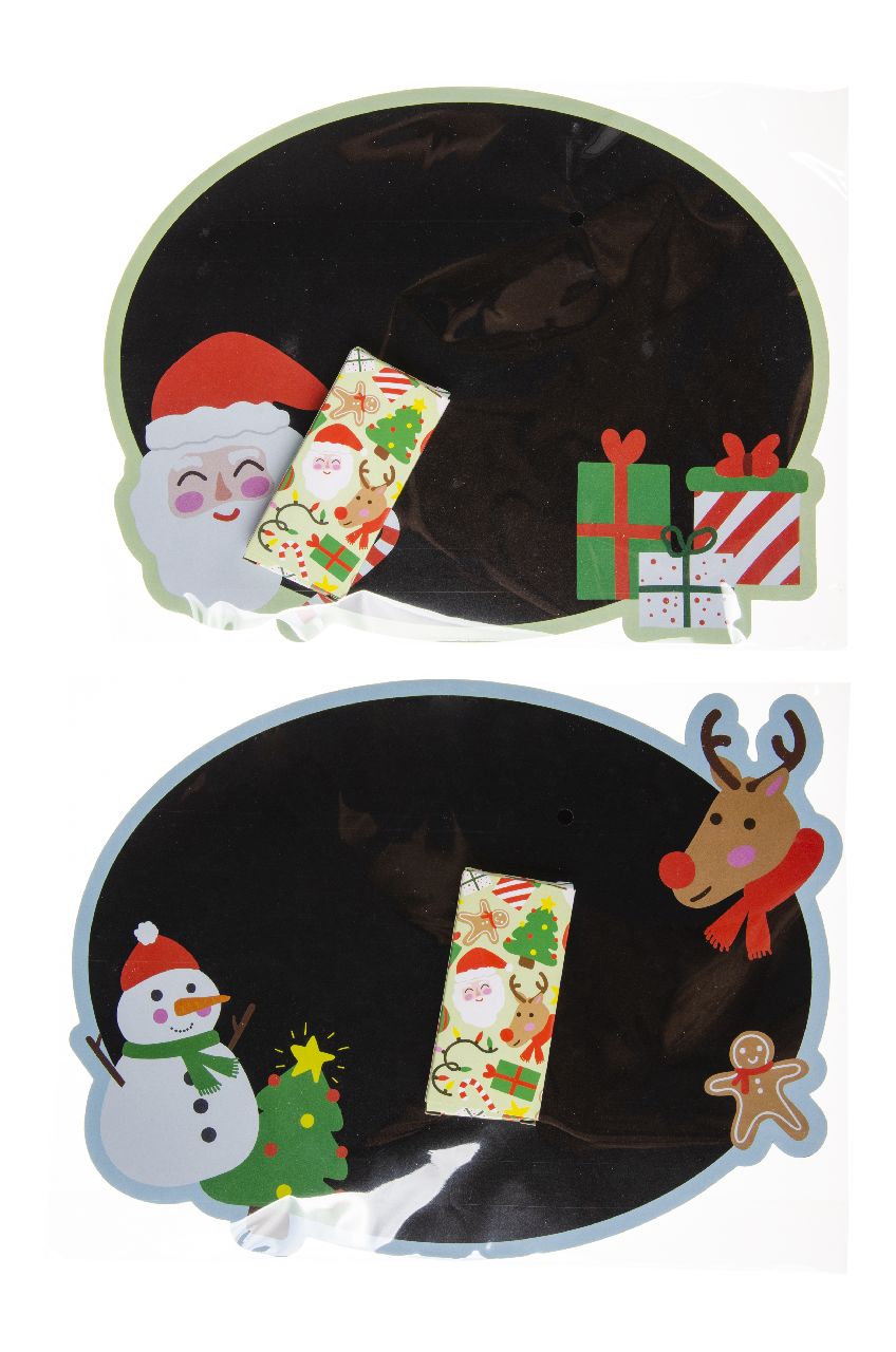 Christmas Blackboard & Chalk