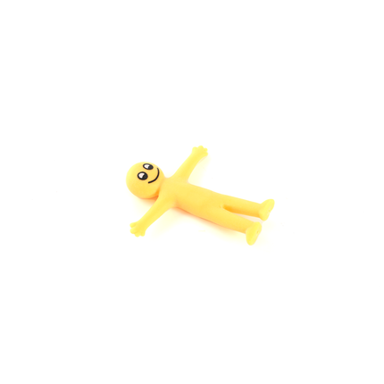 Yellow Stretchy Smiley Men - 12 Pack