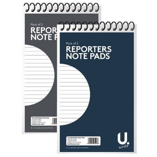Reporters Note Pads - 2 Pack