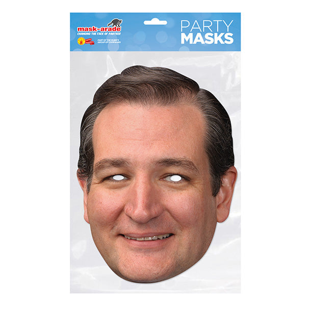 Ted Cruz Party Mask – Full Face Cardboard Mask Eye Cut-Outs Parties