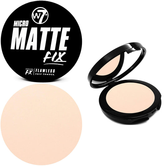 W7 Cosmetics Micro Matte Fix Ultra Fine Face Powder - Light