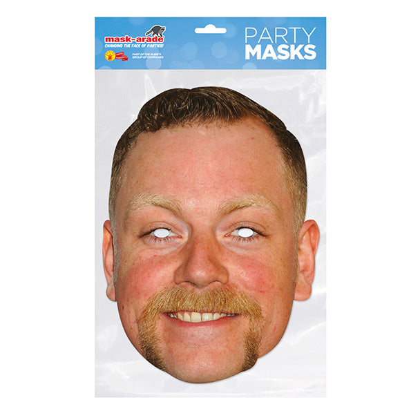 Rufus Hound Party Mask – Full Face Cardboard Mask Eye Cut-Outs Parties