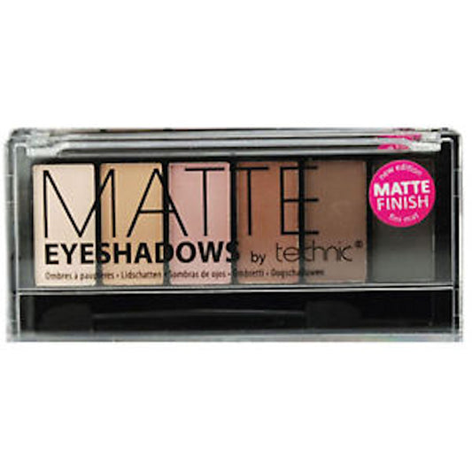Technic Cosmetics 6 Colour Eyeshadow Palette - Matte Nudes
