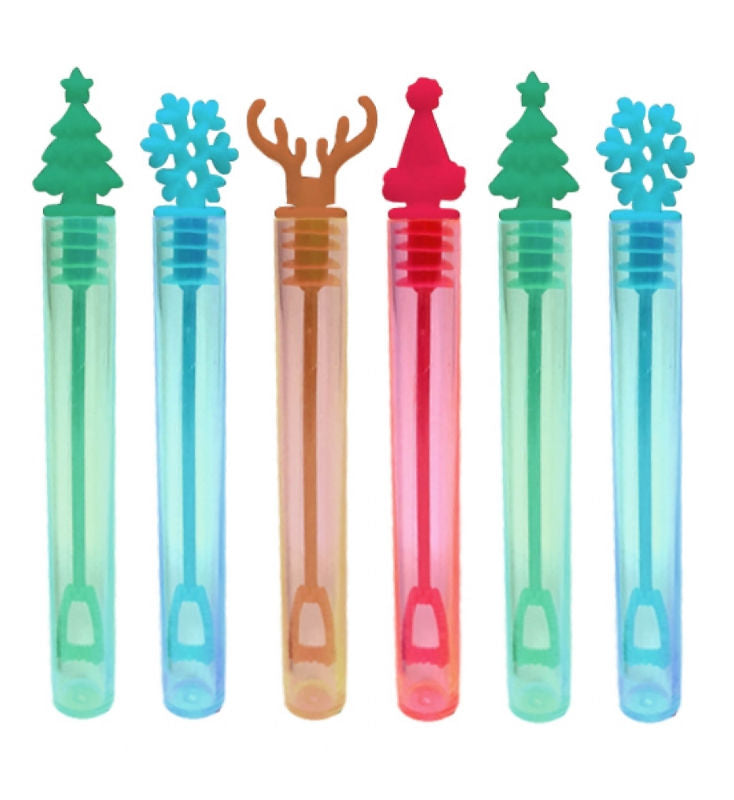 12 Christmas Bubble Tubes