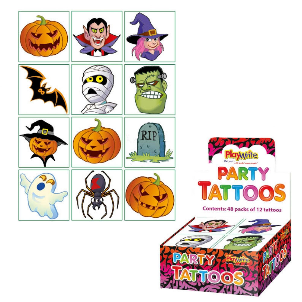 12 Halloween Tattoos (Single PW)