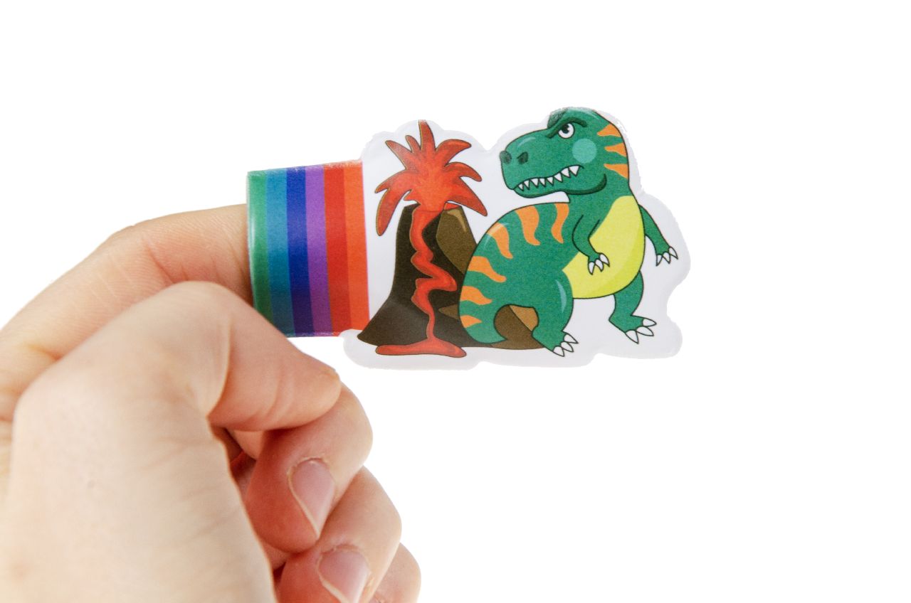 6 Dinosaur Finger Puppets