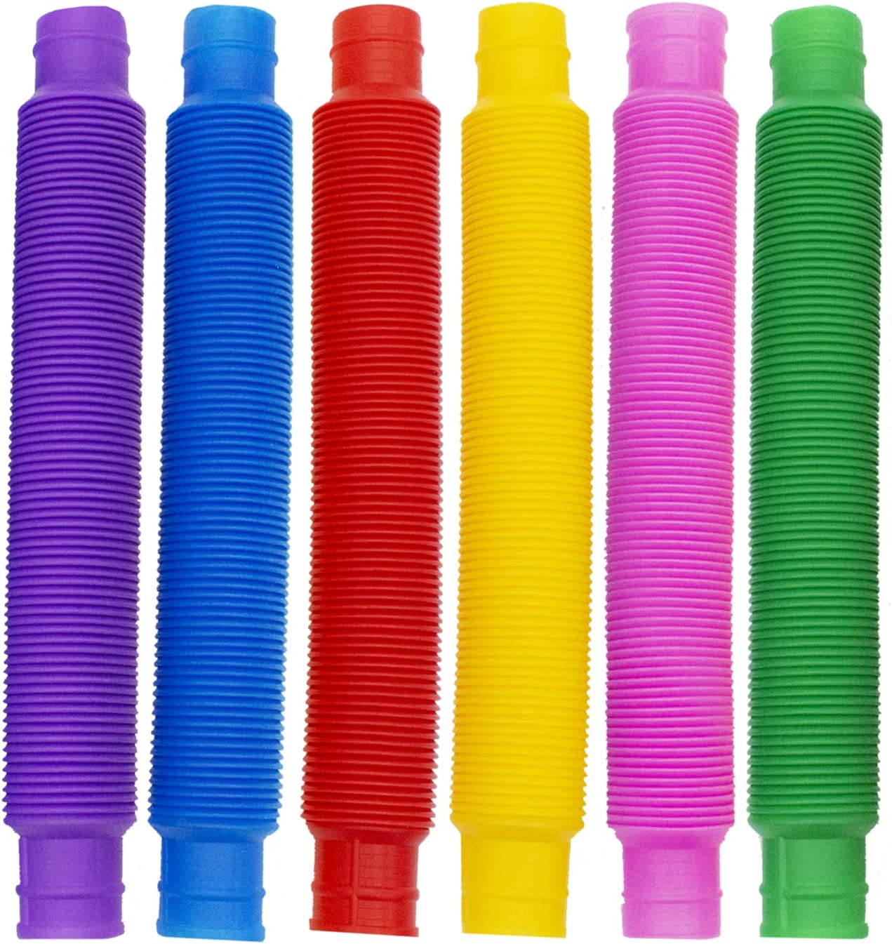 6 Sensory Pop Fidget Tubes (Pack)