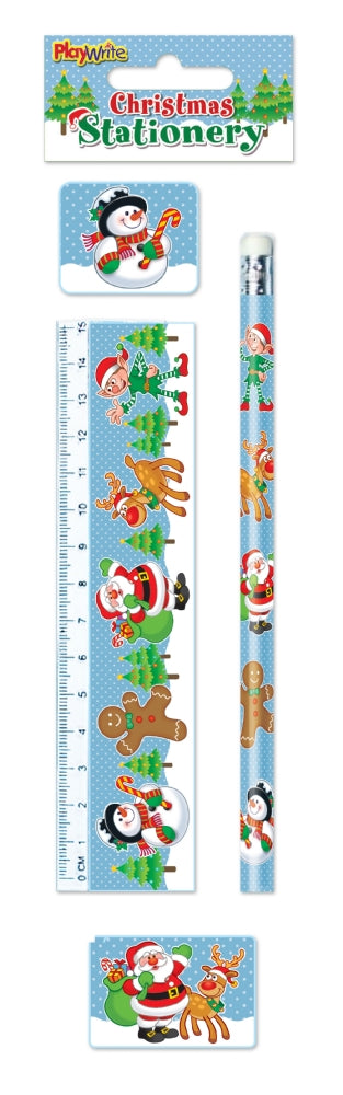Christmas 4 Piece Stationery Set