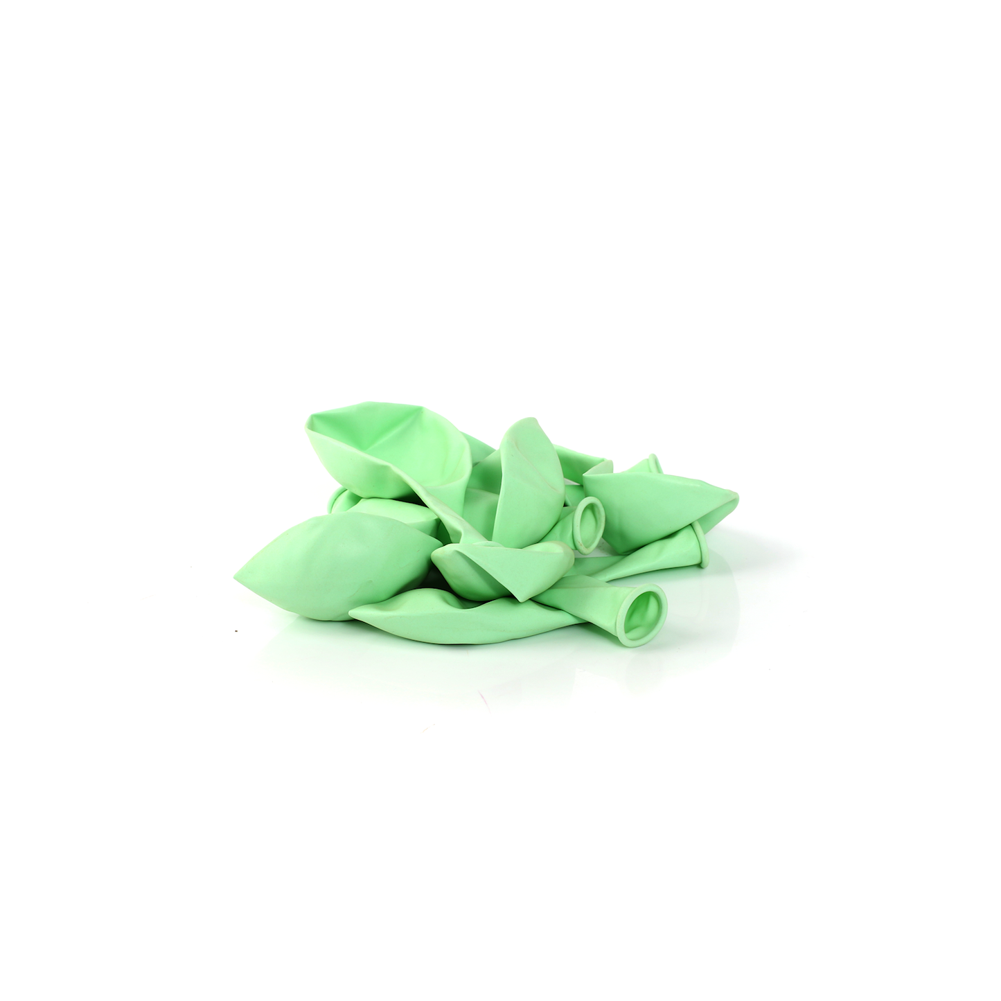 10 Pearlised Lime Green 12" Latex Balloons – Elegant Shiny Party Decorations Weddings Birthdays