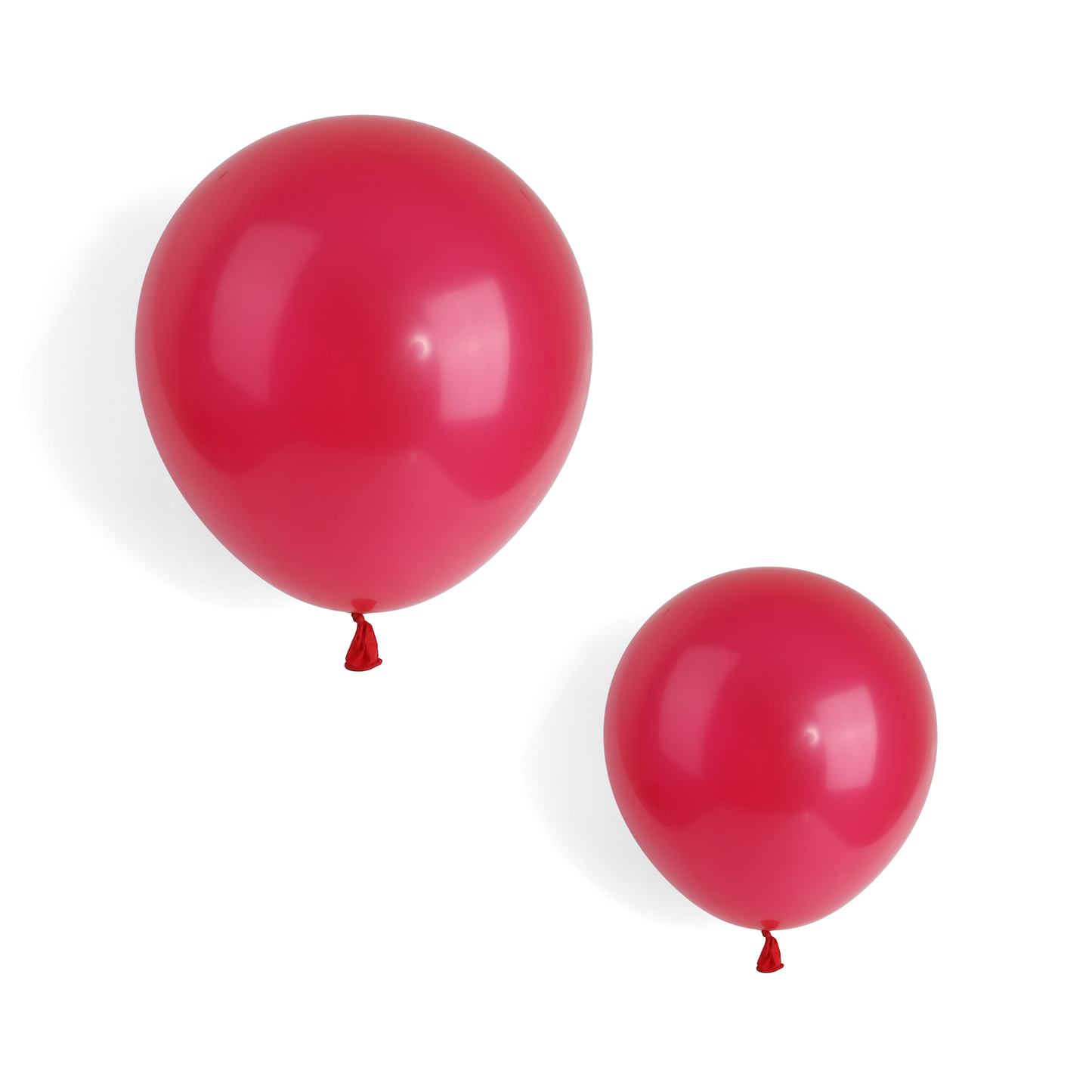 10 Pearlised Red 12" Latex Balloons – Elegant Shiny Party Decorations Weddings Birthdays