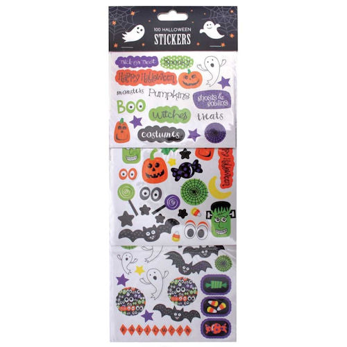 Halloween 100 Sticker Sheet