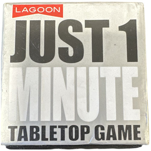 Just One Minute Tabletop Game Cube – Fast Paced Family Fun Word Game Travel