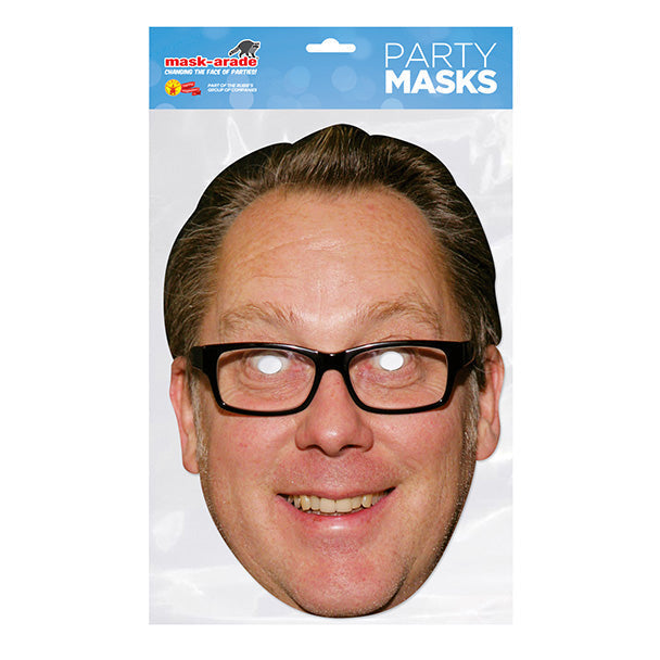 Vic Reeves Party Mask – Full Face Cardboard Mask Eye Cut-Outs Parties