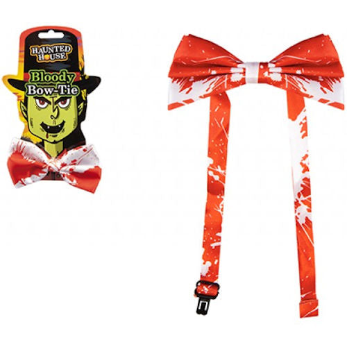 Halloween Bloody Bow Tie - Costume Accessory Horror Party Fancy Dress