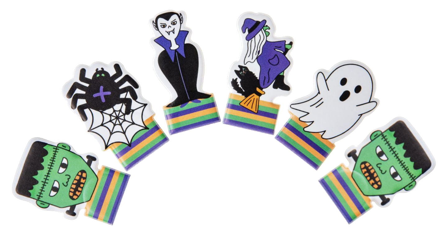 6 Halloween Finger Puppets