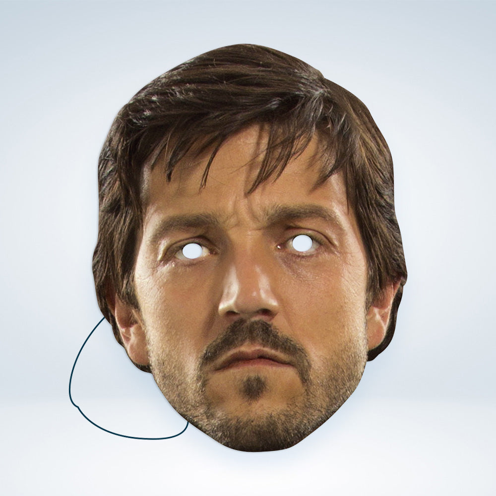 Star Wars Cassian Party Mask – Full Face Cardboard Mask Eye Cut-Outs Parties