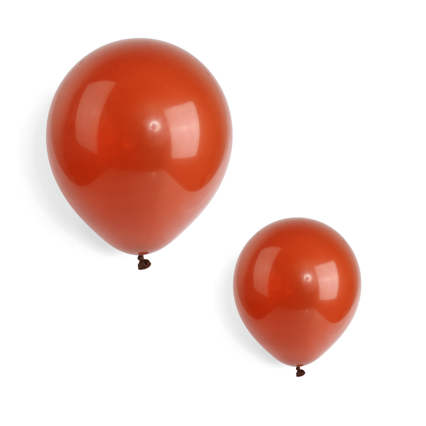 10 Pearlised Brown 12" Latex Balloons – Elegant Shiny Party Decorations Weddings Birthdays