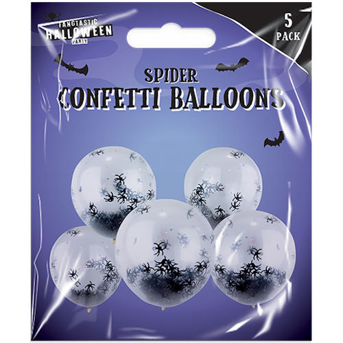 Spider Confetti Balloons