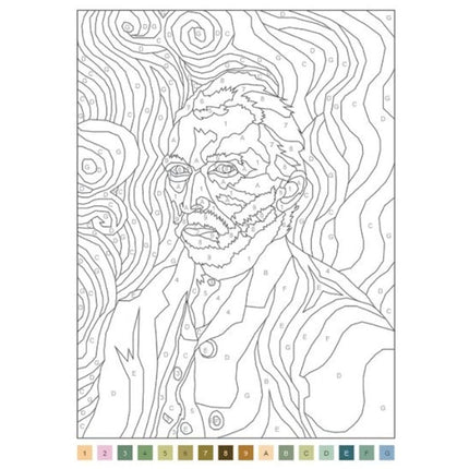 A4 Advanced Colour By Numbers Book