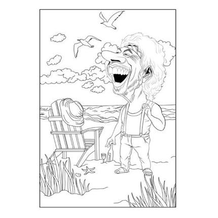 A4 Comical Characters Advanced Colouring Book