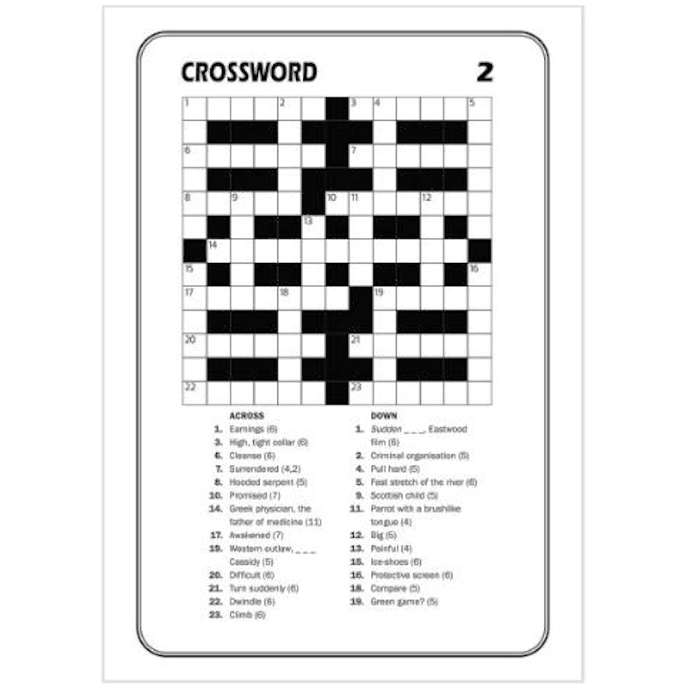 A5 Crossword Book 2 Pack