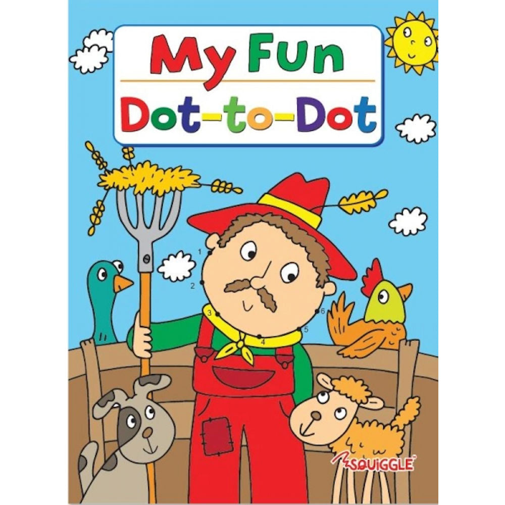 A4 Junior Dot-to-Dot Book - Assorted Educational Activities Fun Learning Engaging Puzzles High Quality Paper