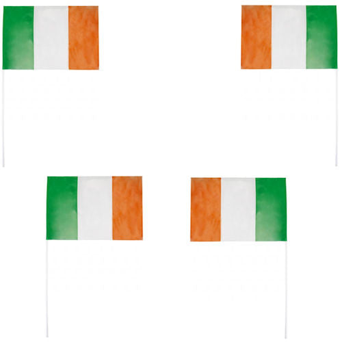 Ireland Plastic Flags With Sticks