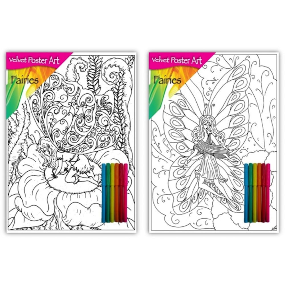 Velvet Poster Art Fairies 1 X2