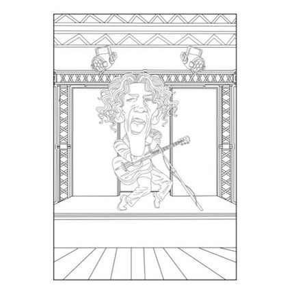 A4 Comical Characters Advanced Colouring Book